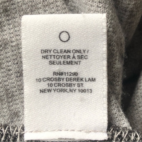 10 Crosby Derek Lam Color Block Knit Sweater Gray Size Small - Picture 5 of 10